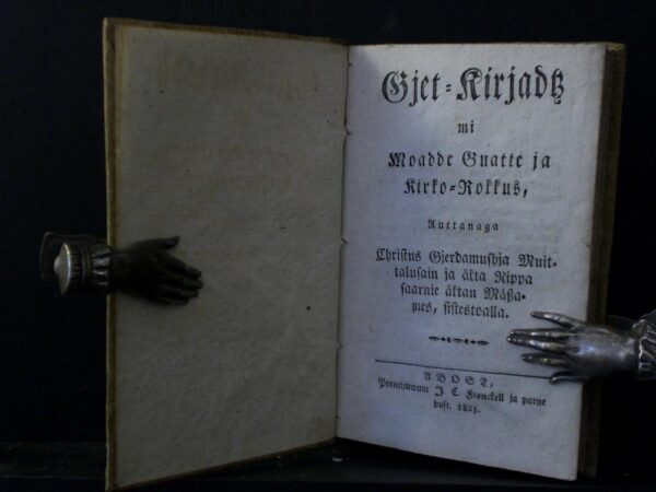 Gjet-Kirjadtz : mi Moadde Guatte ja Kirko-Rokkus (1825)