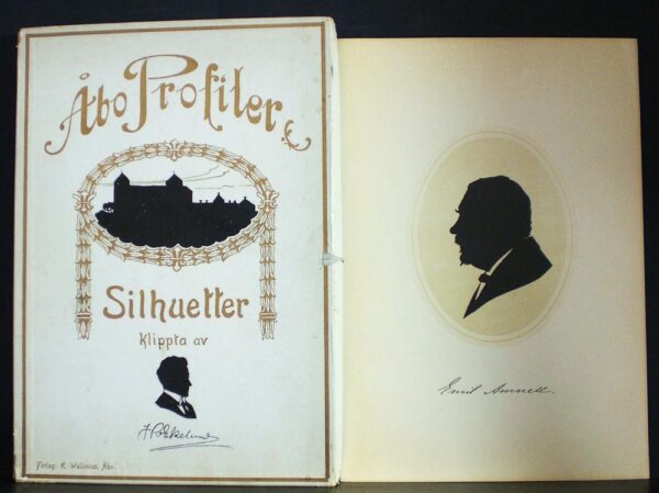 Åbo profiler. Silhuetter klippta av Hilding Ekelund (1917)