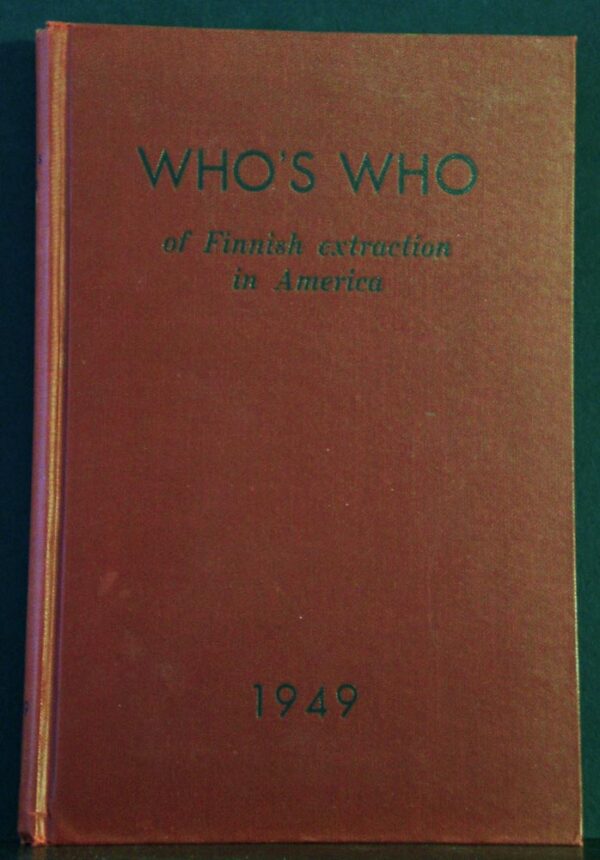 Who's who among Finnish-Americans (1949)