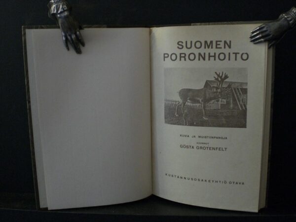 GÖSTA FROTENFELT Suomen porohoito (1920)