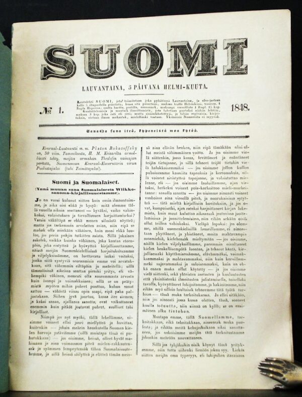 Suomi, N:o 1-28. 1848