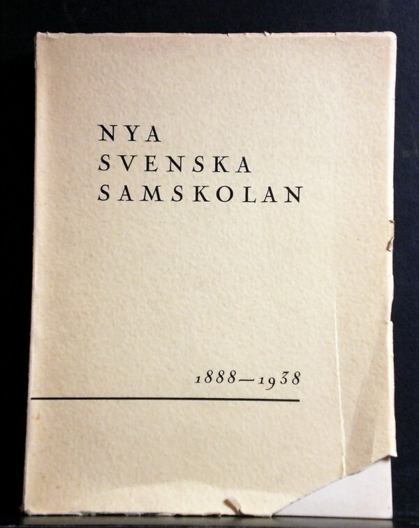 Nya svenska samskolan 1888-1938