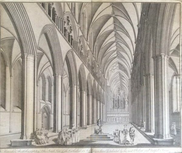 Biddlecombe, J. - J.S. Müller (Miller): Inside View of the Cathedral at Salisbury