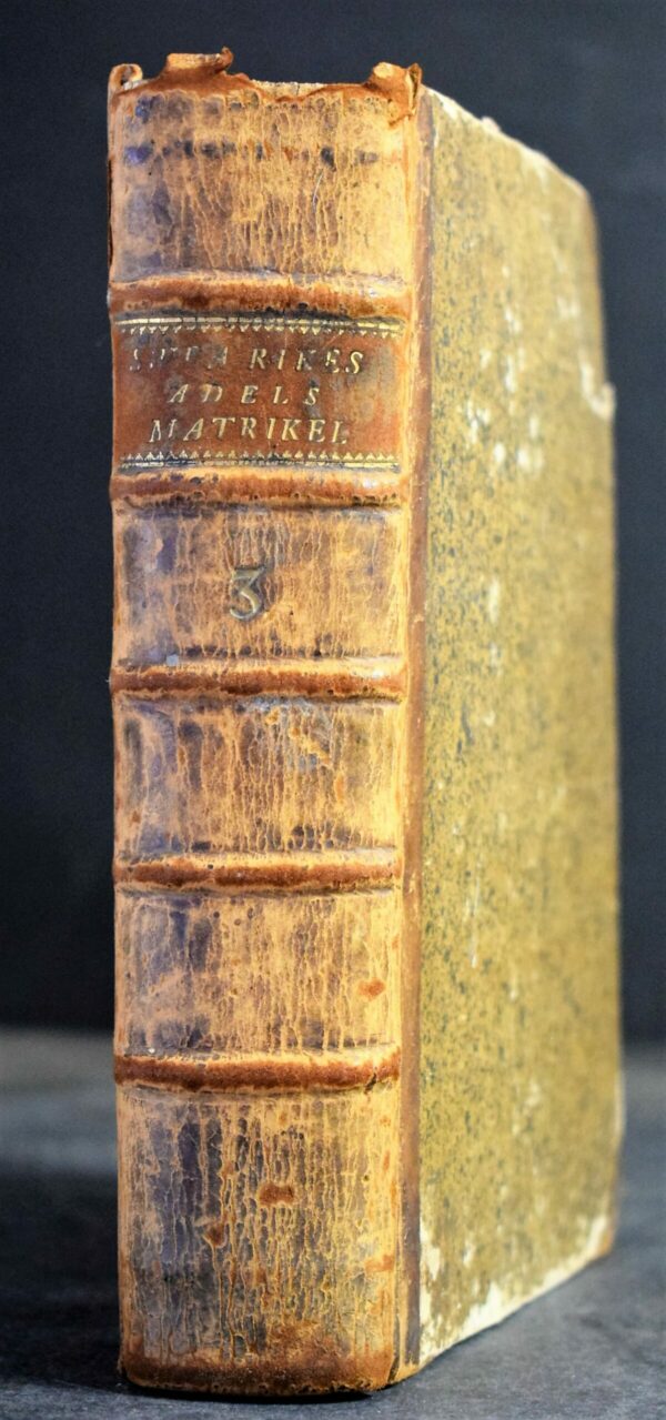 Matrikel öfwer Swea Rikes Ridderskap och Adel, ifrån 1755 til närwarande tid