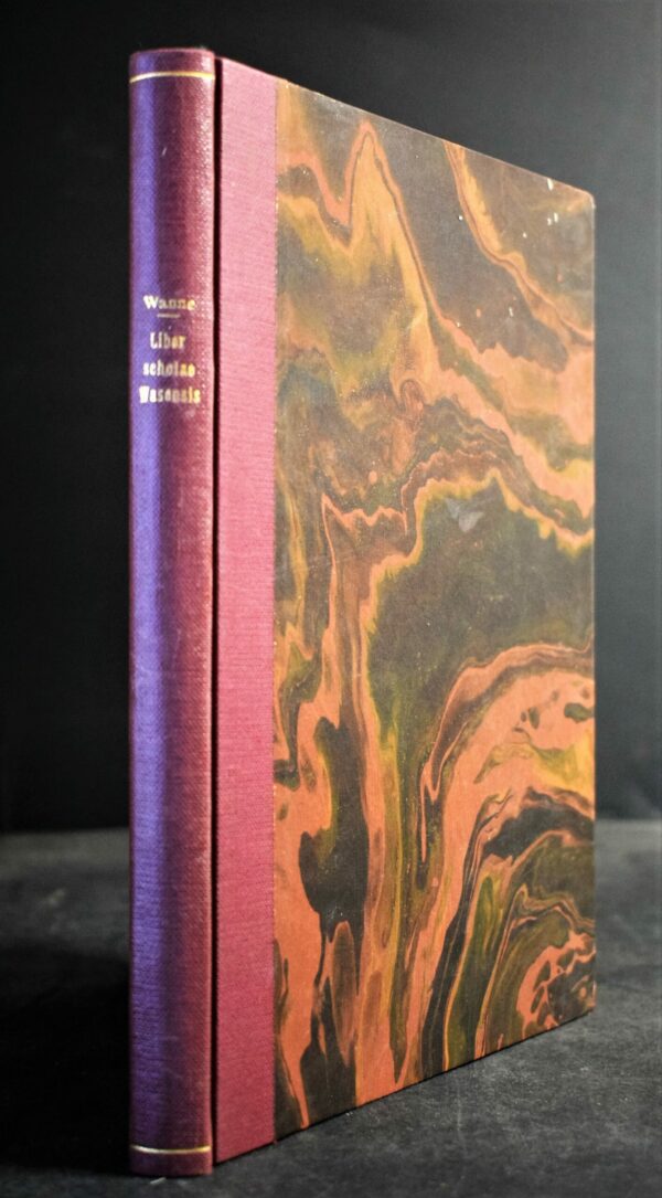 OLAVI WANNE Liber scholae Wasensis 1722-1830