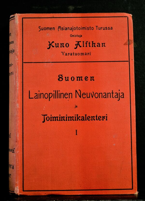 Suomen Lainopillinen Neuvonantaja ja Toimintakalenteri 1902