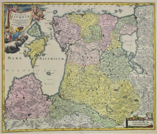 Homann, Joh. Bapt.: Ducatum Livoniae et Curlandiae