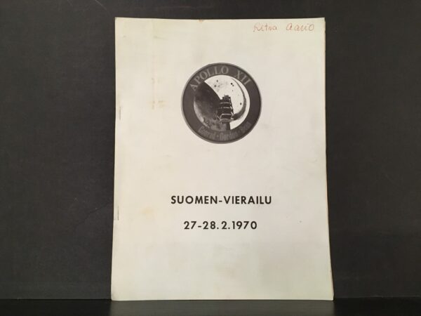 Apollo XII. Suomen vierailu 27-28.2. 1970.
