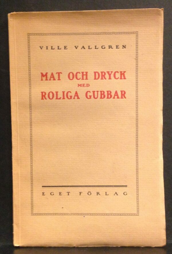 Ville Vallgren Mat och dryck med roliga gubbar