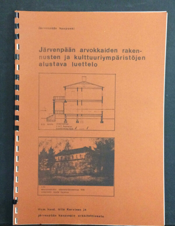 Järvenpään arvokkaiden rakennusten ja kulttuuriympäristöjen alustava luettelo