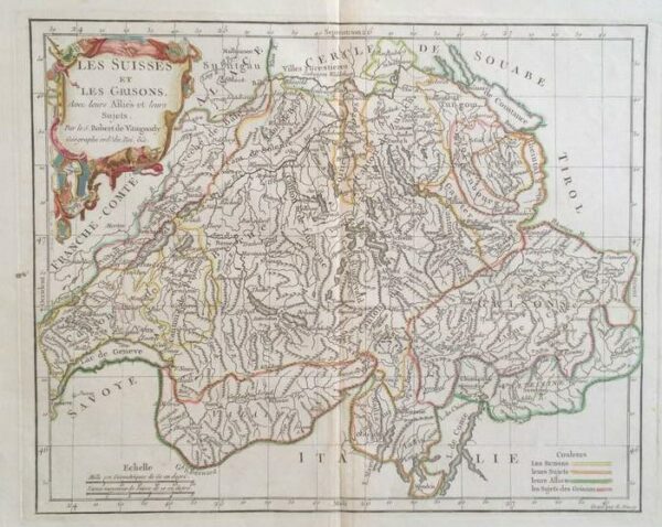 Robert de Vaugondy, G.: Les Suisses et les Grisons