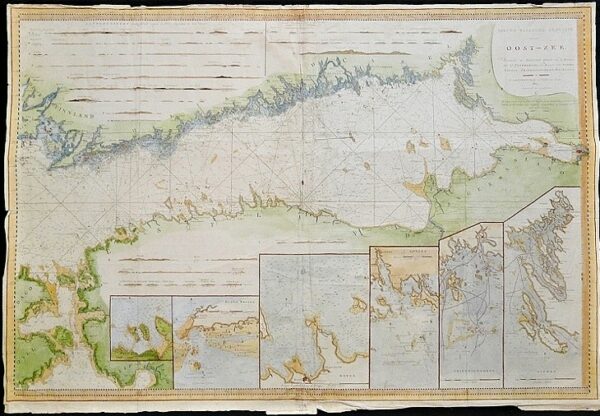 VAN KEULEN Nieuwe wassende Zeekart van de Oost-Zee (1805)