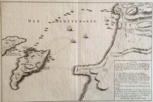 Ottens, R. & J.: Plan Des Isles de Ste. Marguerite & de St. Honore