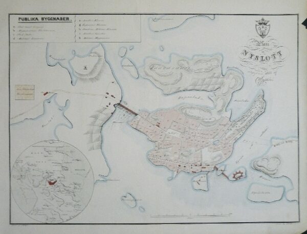 C. W. Gyldén Plan af Nyslott (1843)