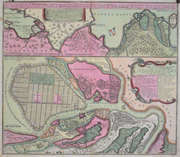 Seutter, M.: Nova et accuratissima Urbis St Petersburg
