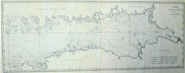 P. F. TARDIEU Carte hydrographique du Golfe de Finlande (1785)