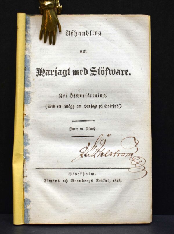 F. E. Jester Afhandling om harjagt med stöfware (1828)