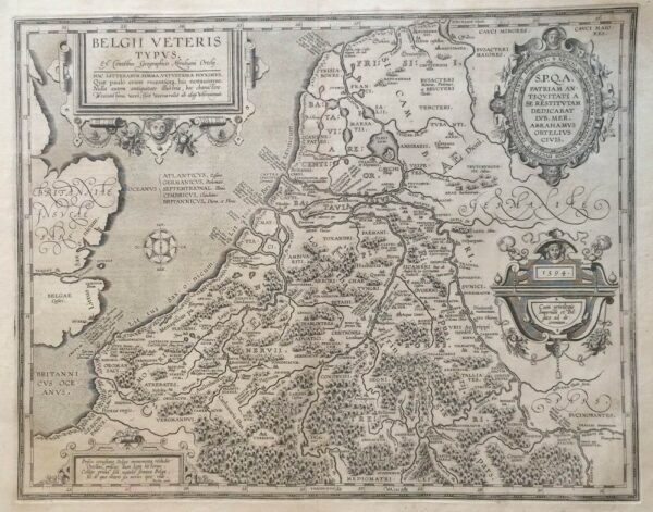 Ortelius, Abraham: Belgii Veteris Typus