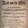 Des Herrn Admirals, Lord Ansons Reise um die Welt