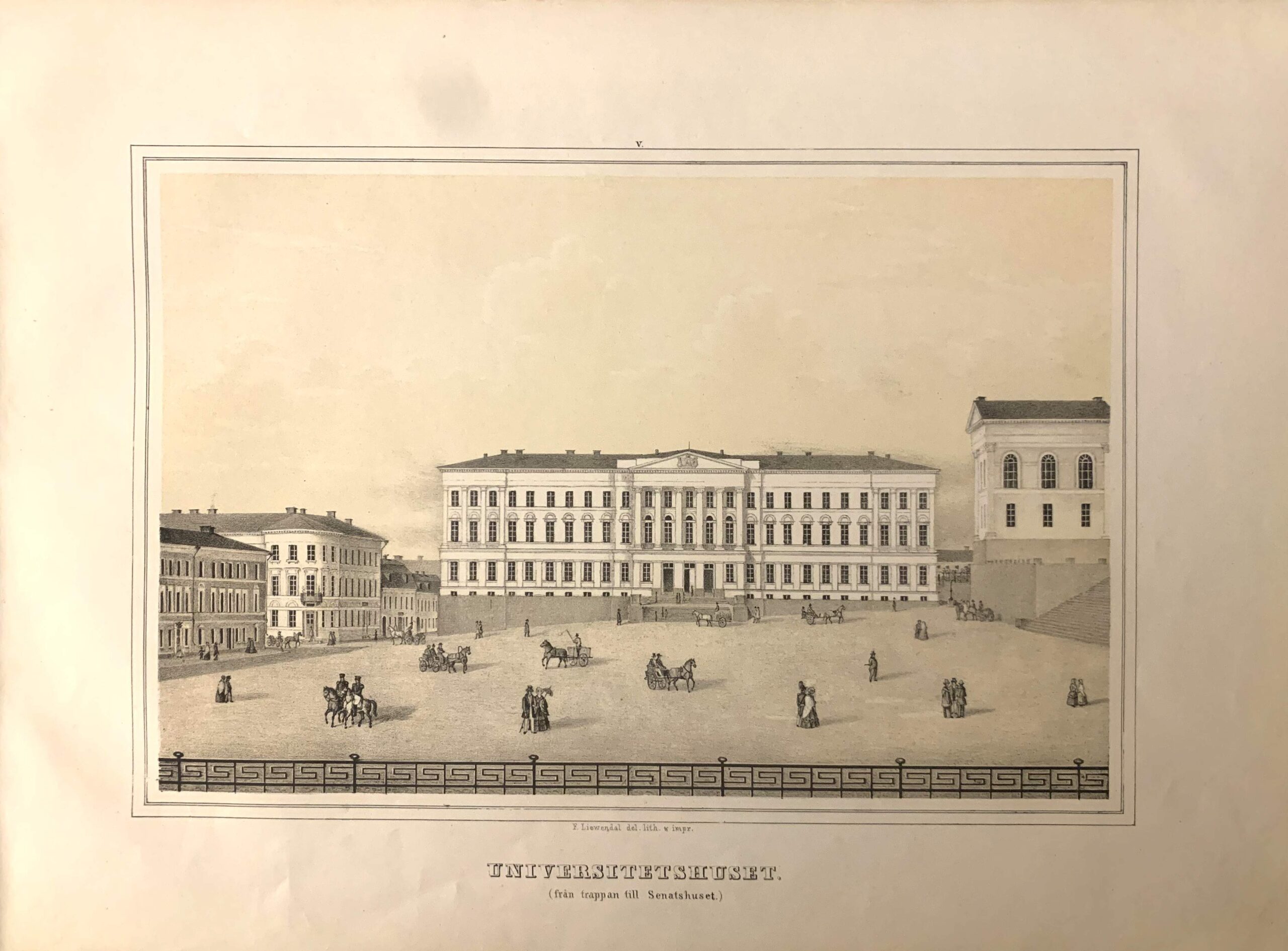F. LIEWENDAL Universitetshuset (1865)