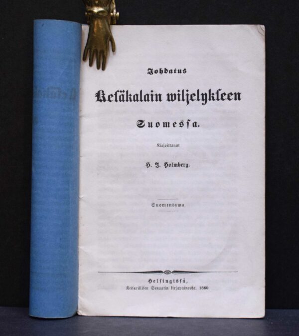 Johdatus kesäkalain wiljelykseen Suomessa (1860)