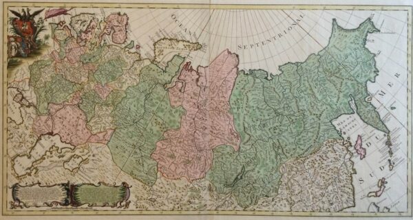 Covens et Mortier: Carte générale de l'empire de Russie