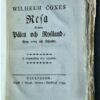 Wilhelm Coxes resa genom Pålen och Ryssland, åren 1778 och följande