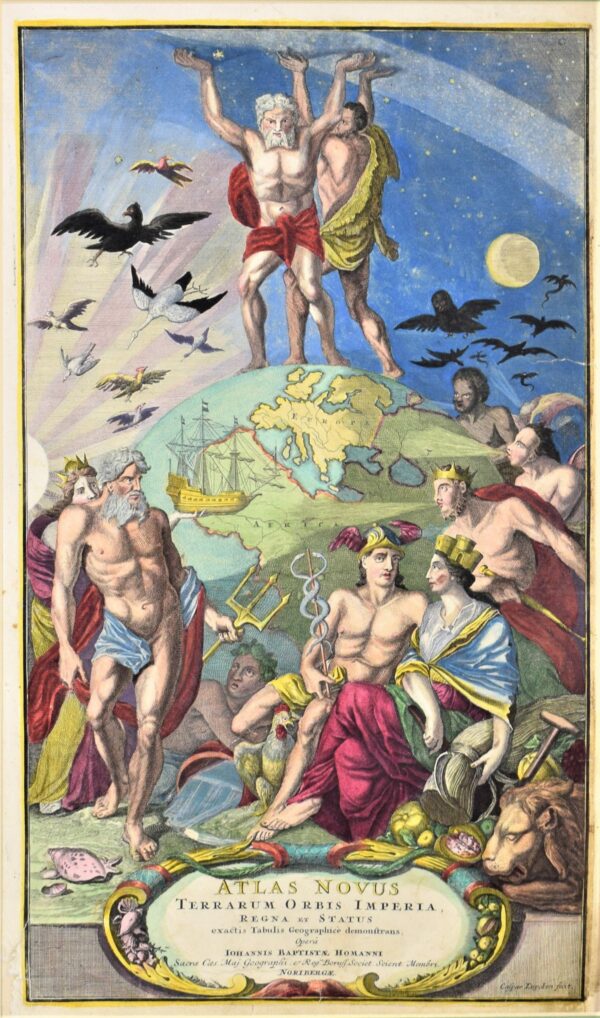 Homann, Joh. Bapt.: Atlas Novus Terrarum Orbis Imperia (title page)