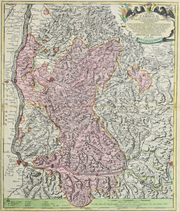 Homann, Joh. Bapt.: Imp. Caes. Carolo VI