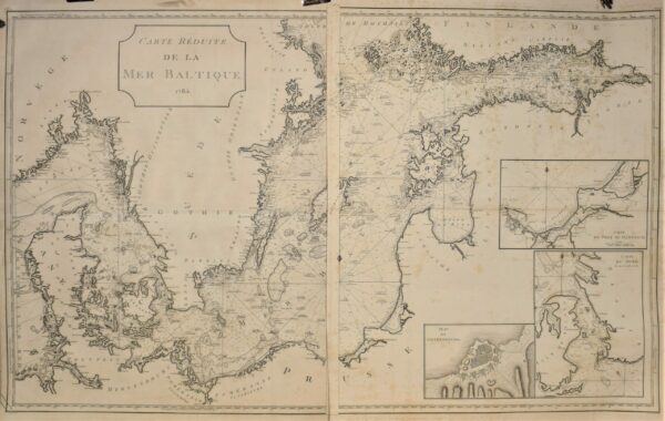 Carte Réduite de la Mer Baltique 1785