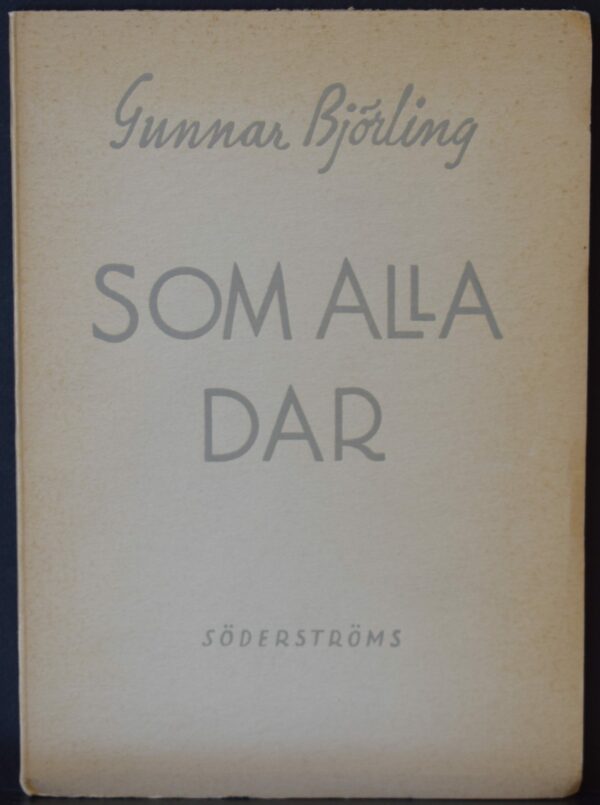 Gunnar Björling Som alla dar (1953)