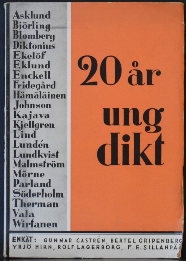 20 år ung dikt (1936)