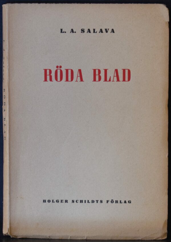 L. A. Salava Röda blad (1938)