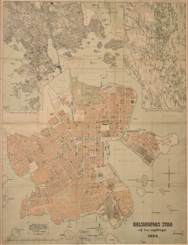 Otto Ehrström Helsingfors stad och dess omgifningar 1888