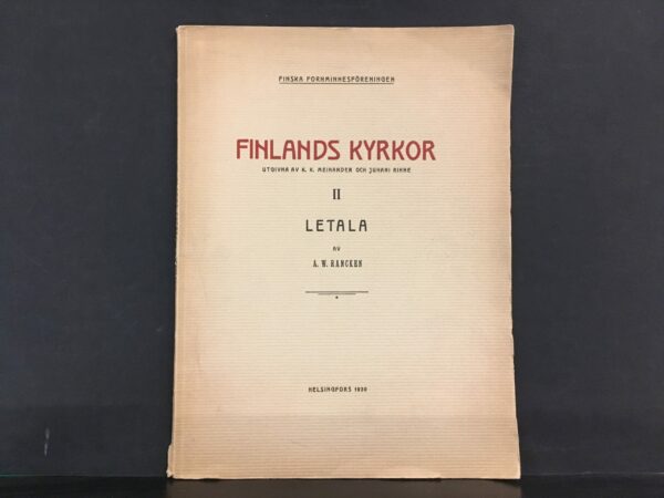 Rancken, A. W.: Finlands kyrkor II, Letala