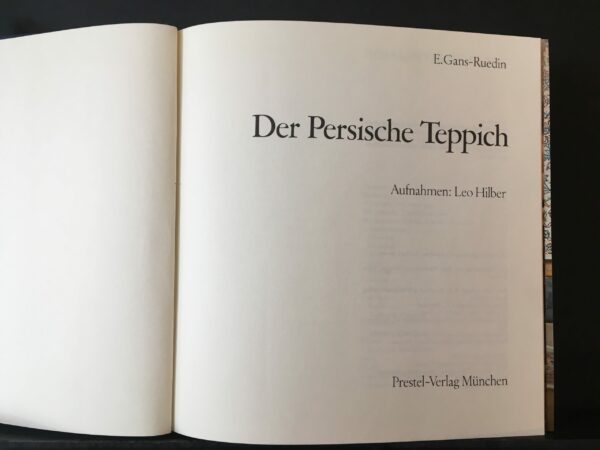 E. Gans-Ruedin Der Persische Teppich