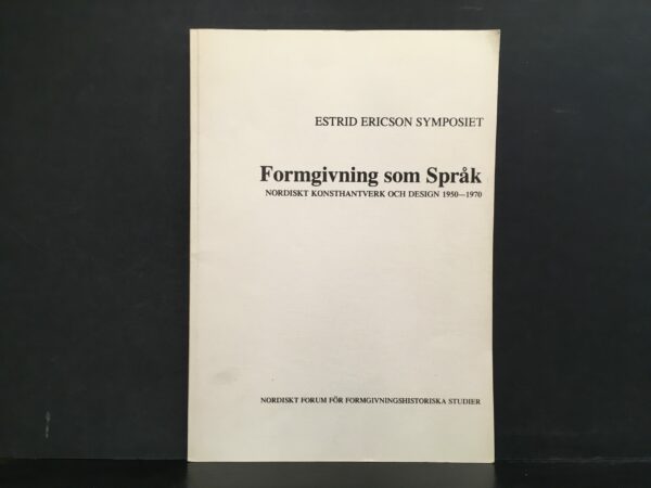 Formgivning som språk