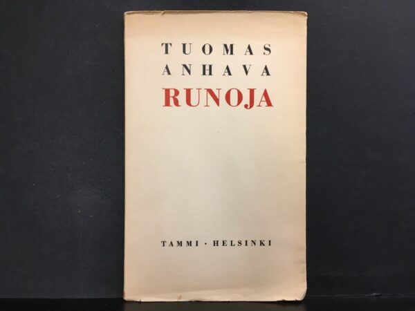 Tuomas Anhava Runoja (1953)