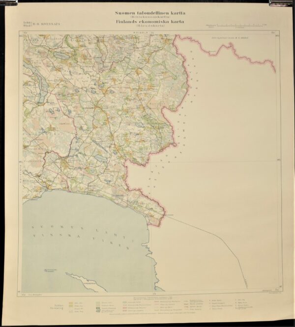 Kivennapa – Suomen taloudellinen kartta (1913)