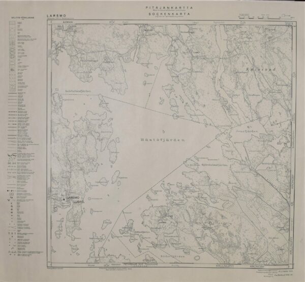Larsmo (1949) Pitäjänkartta – sockenkarta