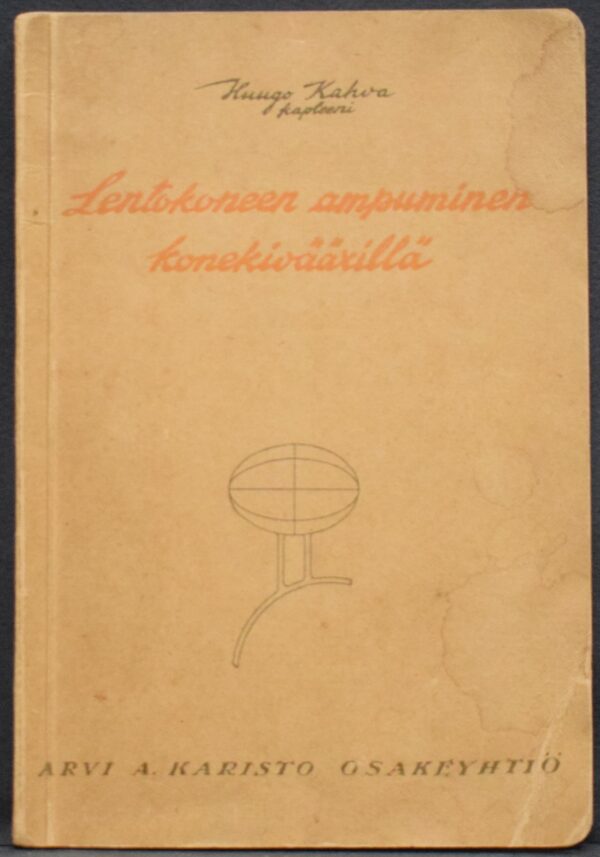 Huugo Kahva Lentokoneen ampuminen konekiväärillä (1929)