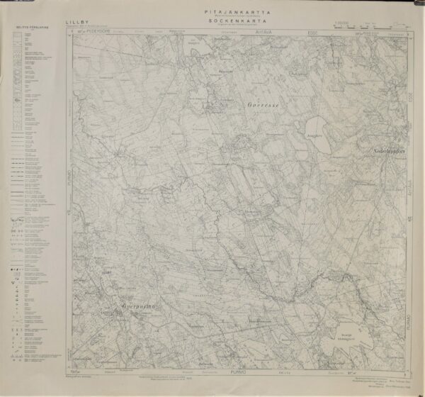 Lillby (1947) Pitäjänkartta – sockenkarta