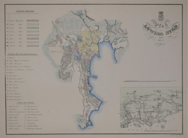 C.W. Gyldén Plan af Lowisa stad (1837)