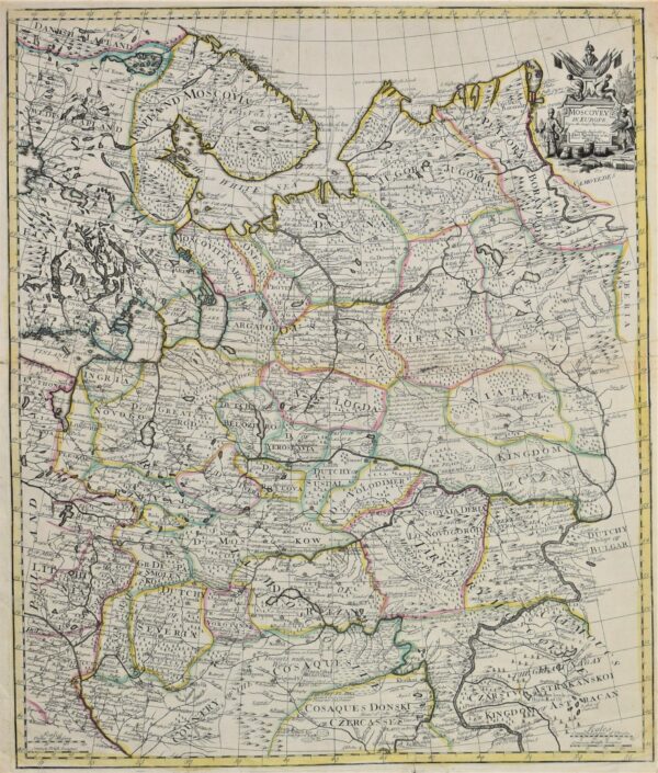 Senex, J.: Moscovey in Europe from the latest Observations