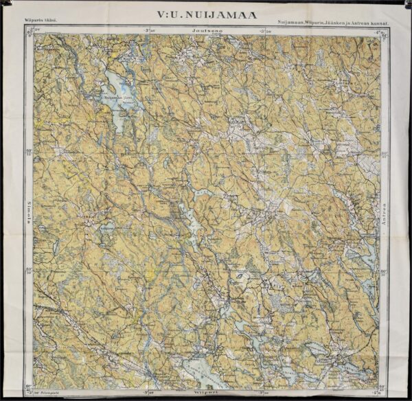Nuijamaa. Nuijamaan, Wiipurin, Jääsken ja Antrean kunnat (1940-l.)
