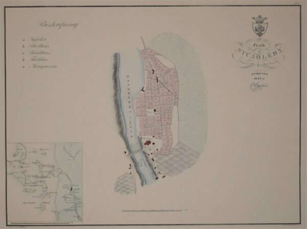 C. W. Gyldén Plan af Nycarleby (1841)