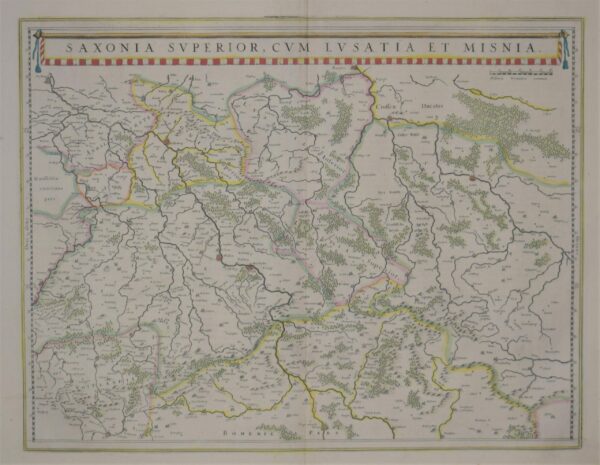 Blaeu, W. J.: Saxonia superior, cum Lusatia et Misnia