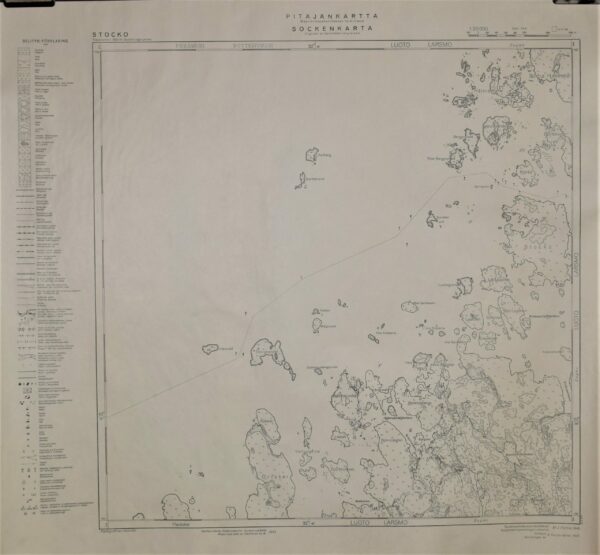 Stockö (1947) Pitäjänkartta – sockenkarta