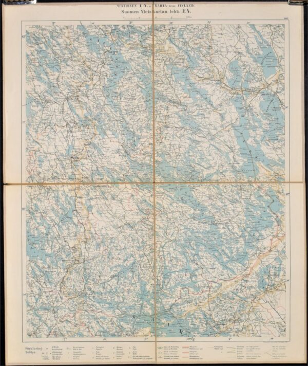 Större del af St.Michels län med tillgränsande delar af Kuopio och Wiborgs län (1897)