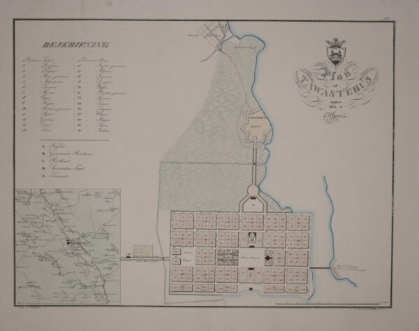 C.W. Gyldén Plan af Tawastehus (1841)